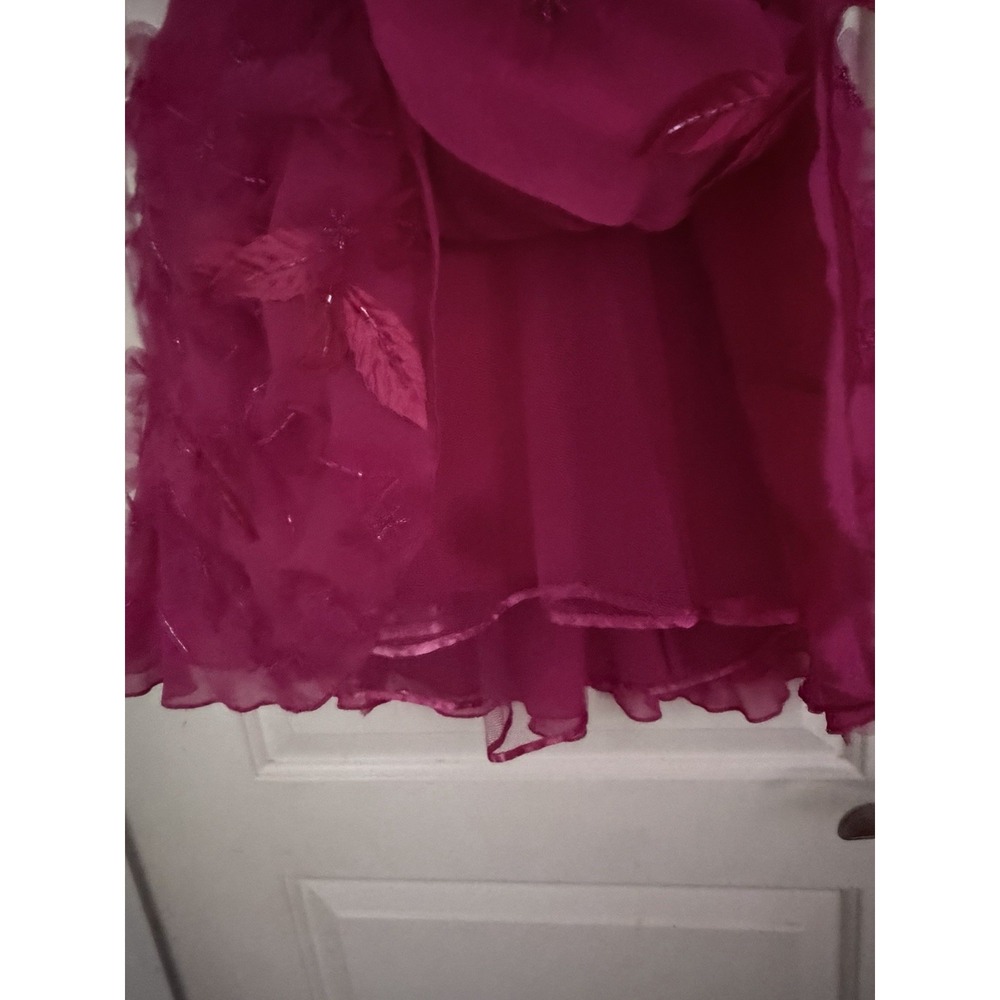 Sue Wong Nocturne vintage silk beaded fringe cocktail dress - Picture 9 of 10